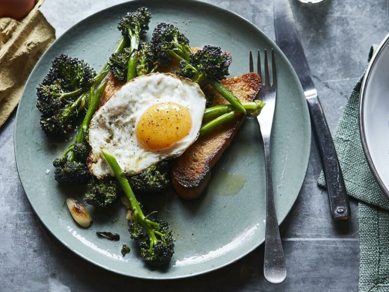 Purple sprouting broccoli everything